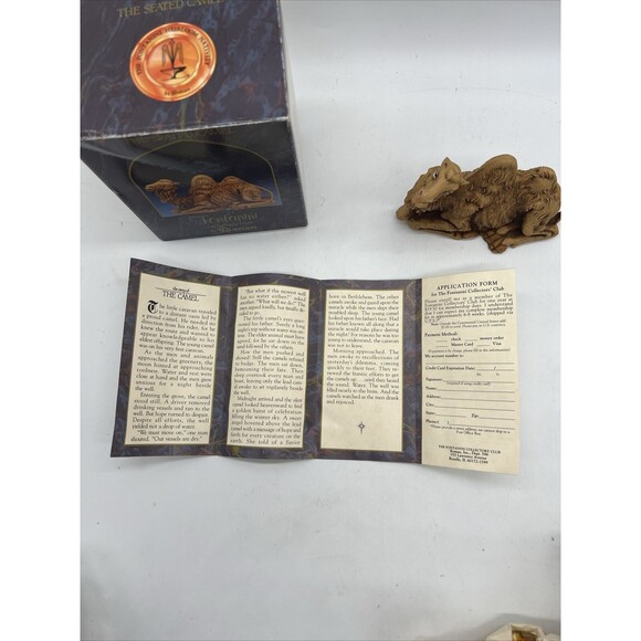 Vintage Fontanini 1983 Seated Camel #50 figure 5" Italy Nativity Christmas Jesus - Picture 15 of 16